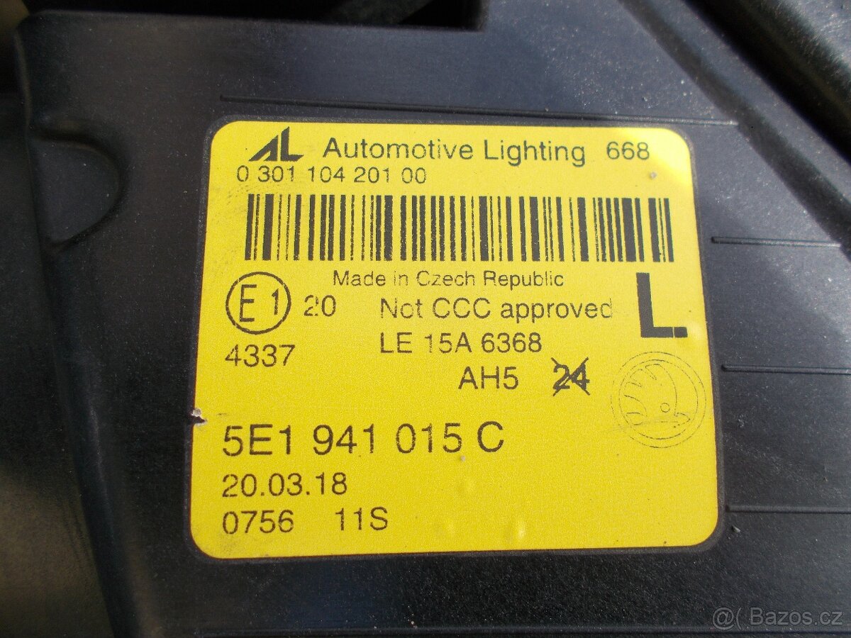 skoda octavia 3,fac.kompletni predek,kod barvy lf 5a - 8