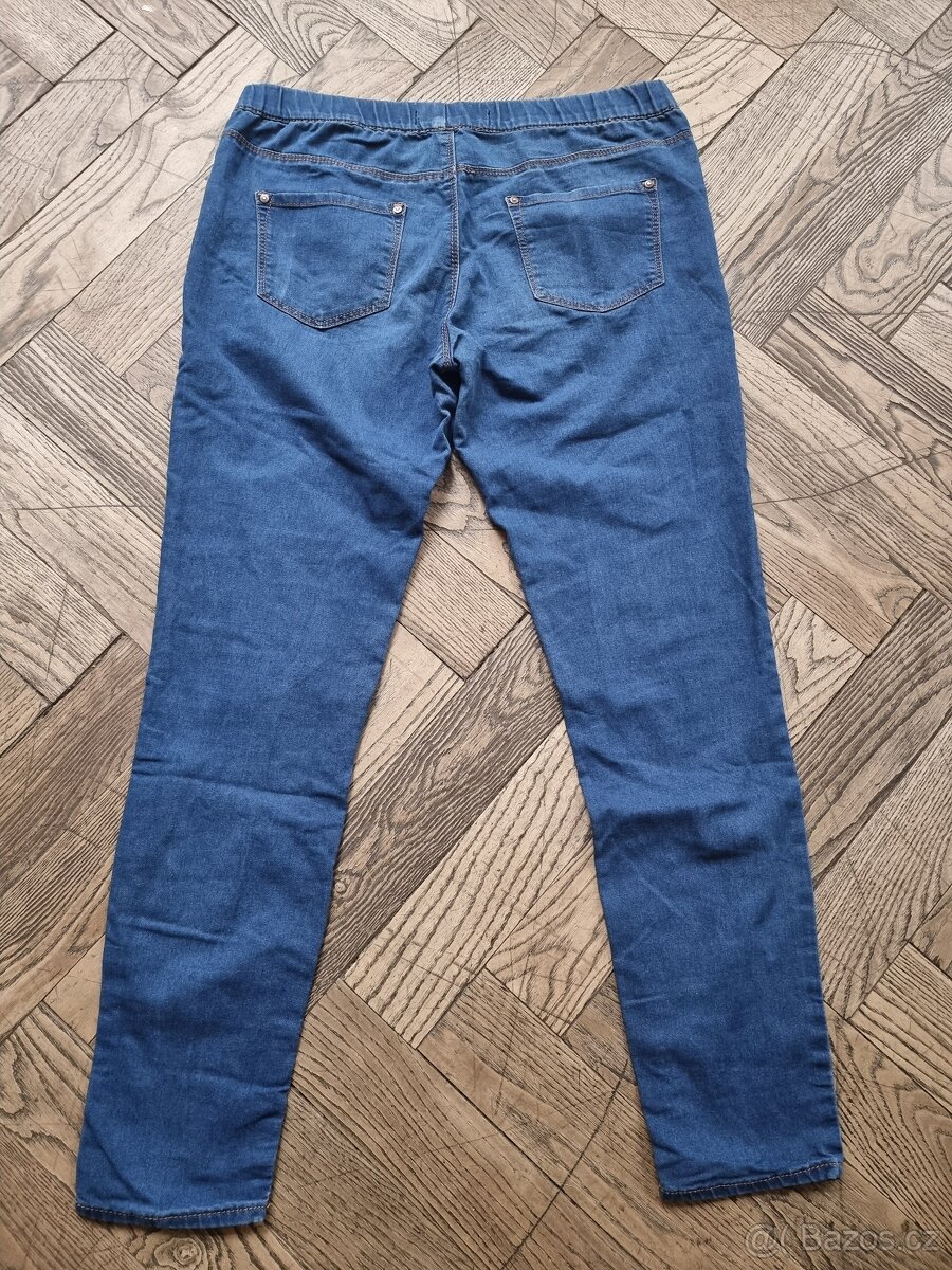 Džíny rifle kalhoty dámské dívčí - 8