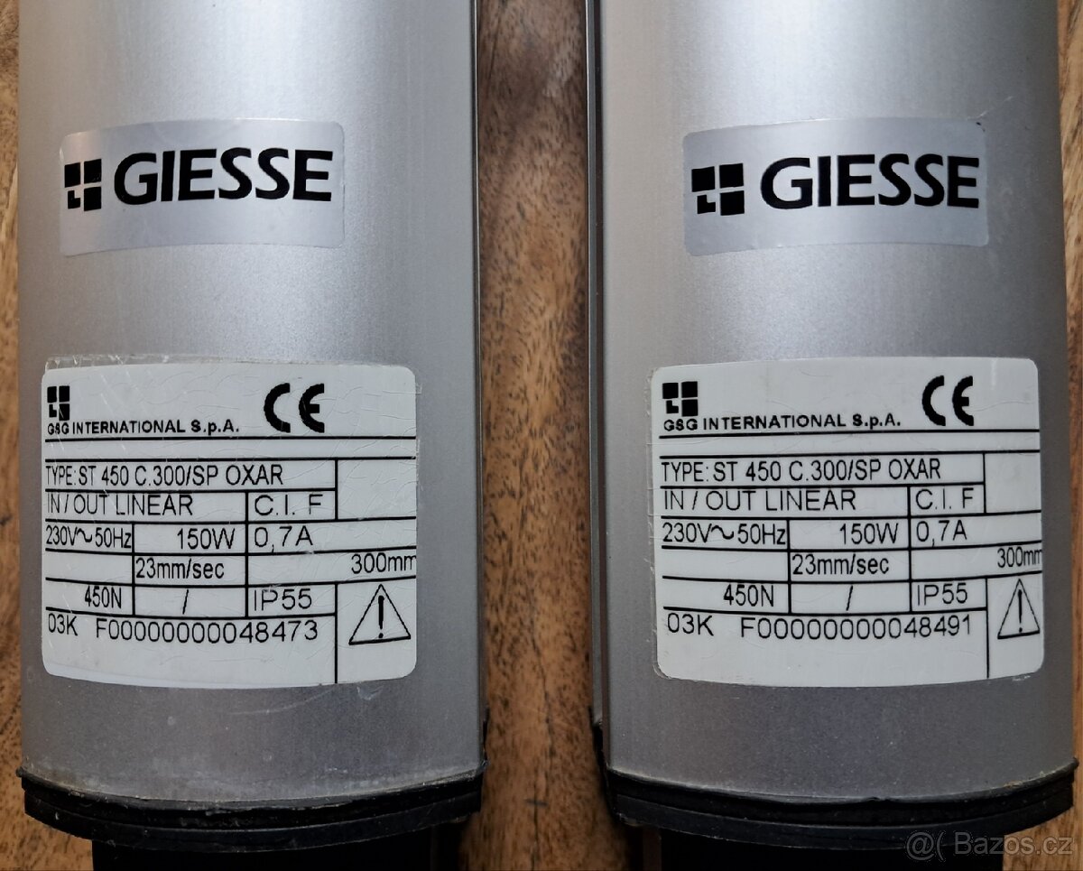 Otevírač oken GIESSE ST450 C 300/SP - 8