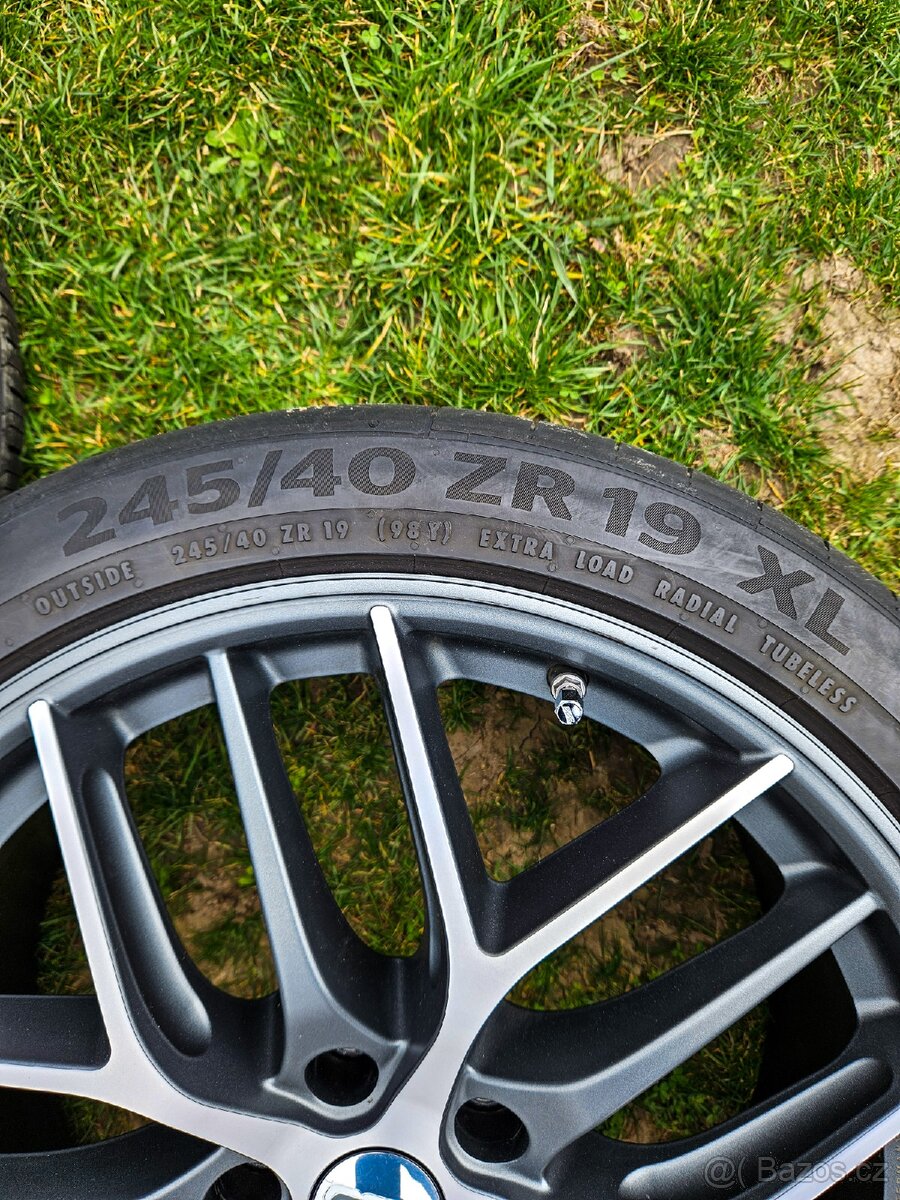 BBS CC-R R19 5x112 Graphite Diamondcut + TPMS - 8