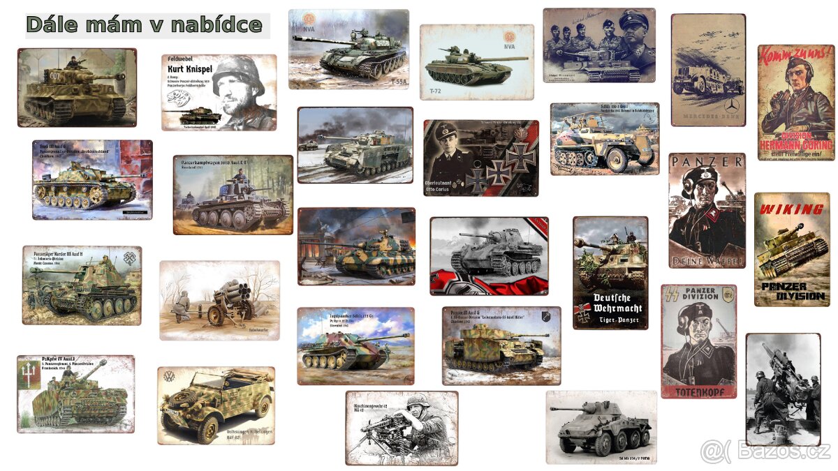 plechová cedule - Bernard Montgomery "Monty" - 8