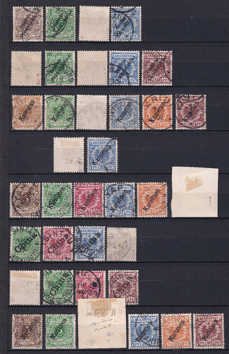 Kolonie a zahraniční pošty, zrušená sbírka v albu - 8