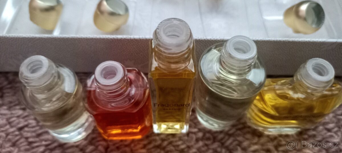 Vintage set 5ks mini parfémů Fragonard - 8