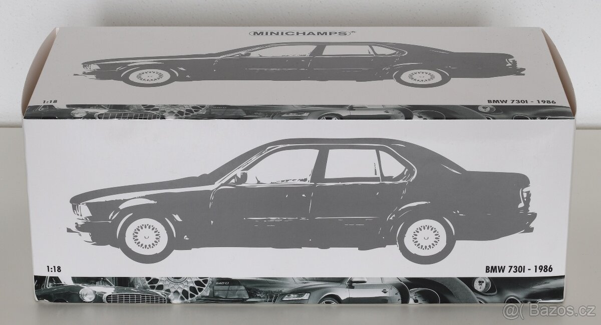 BMW 730i E32 1:18 Minichamps Grey metallic - 8