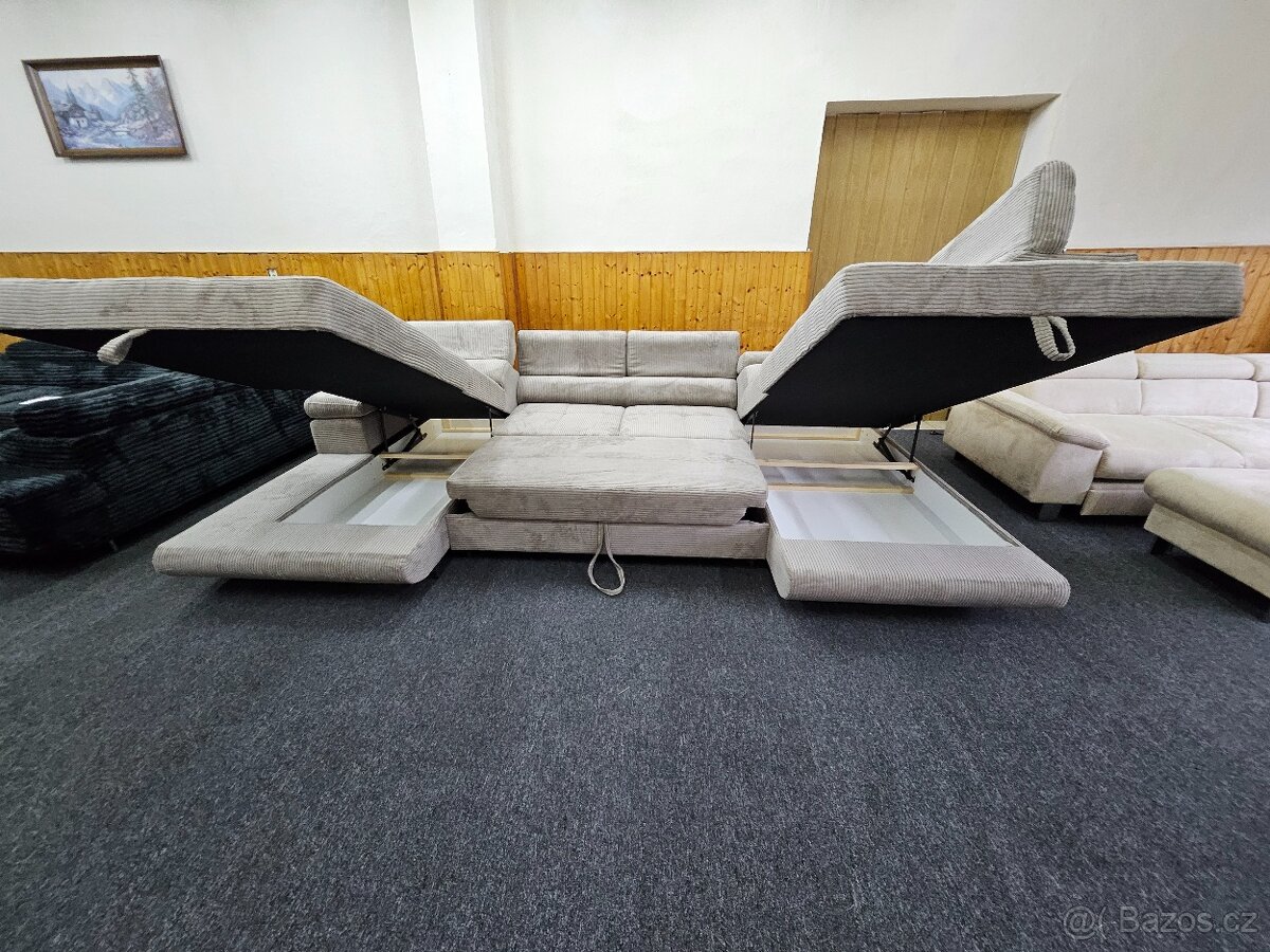 SEDACÍ SOUPRAVA TVARU - U - 8