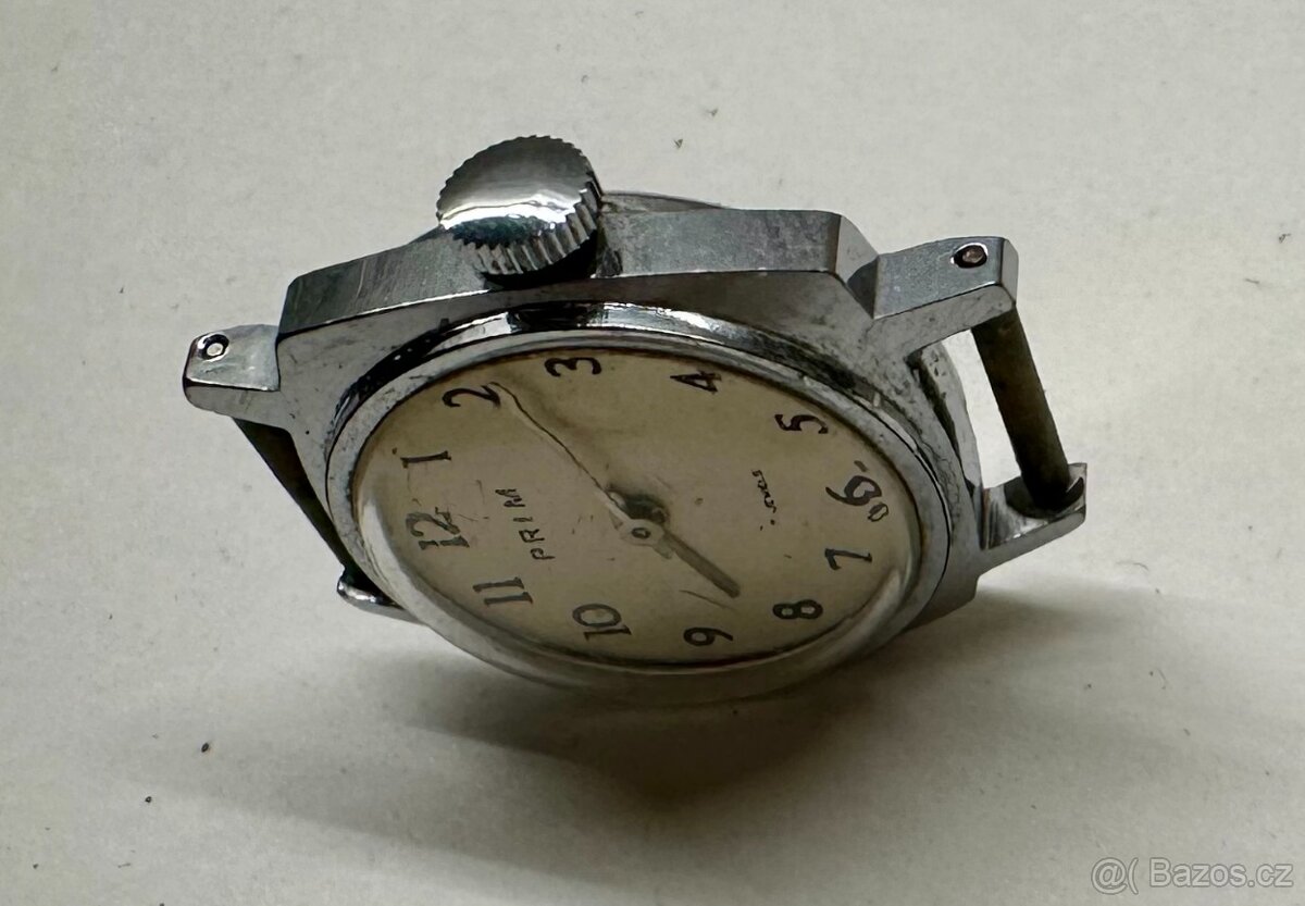 Náramkové hodinky mechanické PRIM NEfunkční - 8