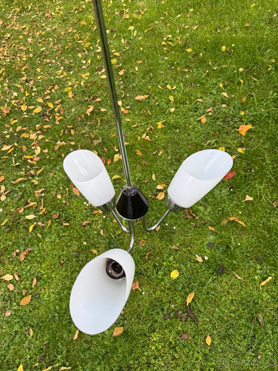 Trojramenný lustr 50. - 60. léta - 8