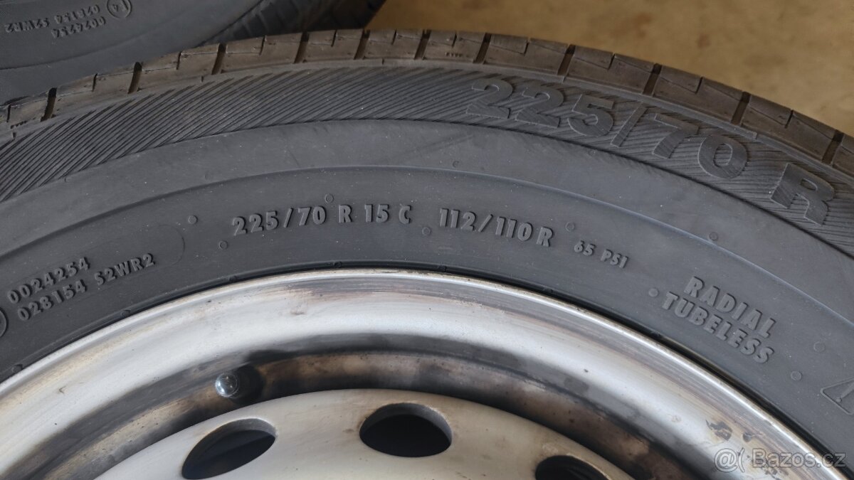 Disky 5x130 R15 letní sada pro VW LT / Mercedes Sprinter - 8