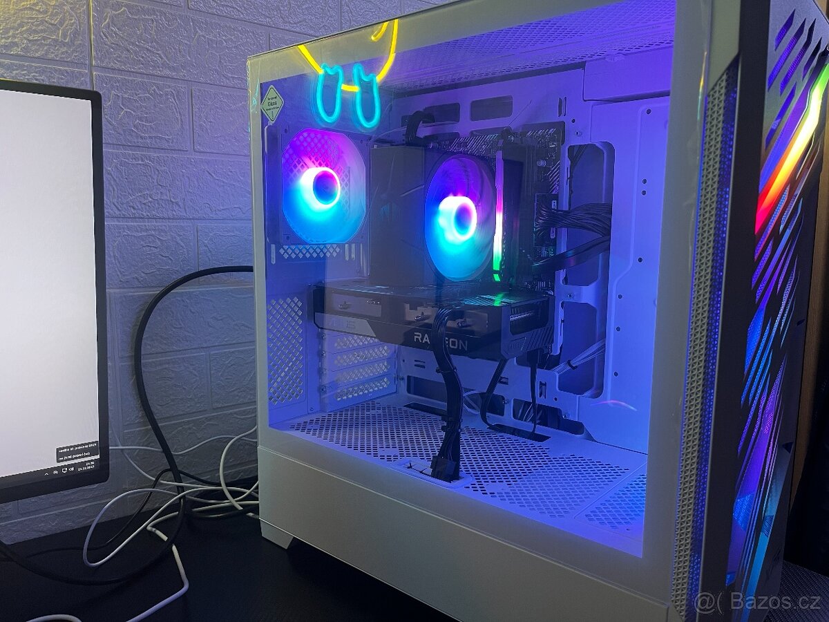 Herní Počítač se Zárukou-Hry v 2K-Ryzen 5-RX6600XT - 8