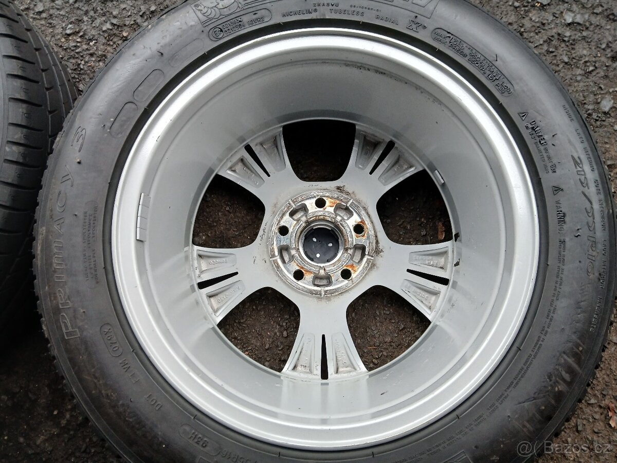 Prodám sadu Orig ALU kol Ford 215/55R16 letní - 8