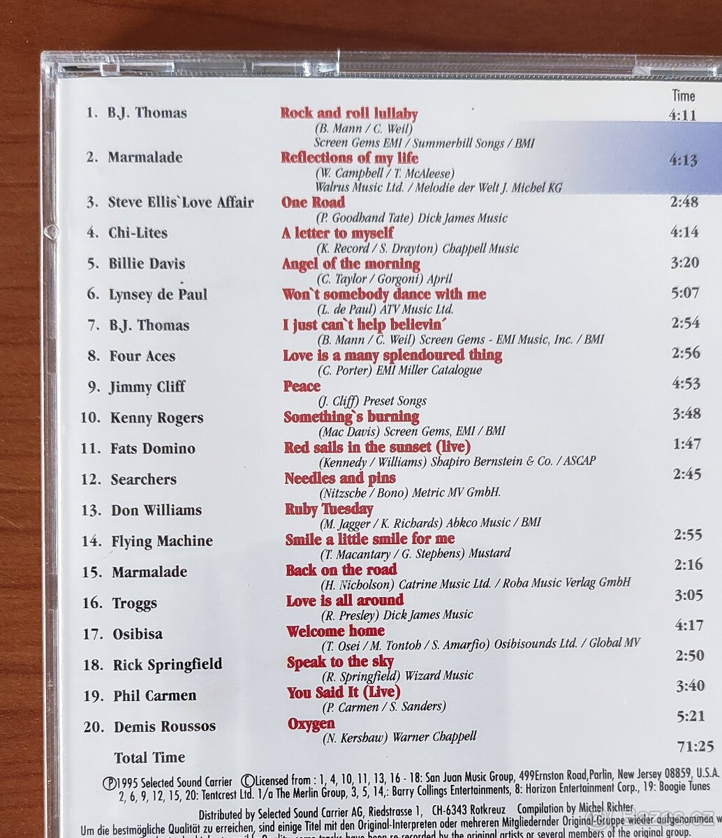 3 CD BOX Love Songs - 8