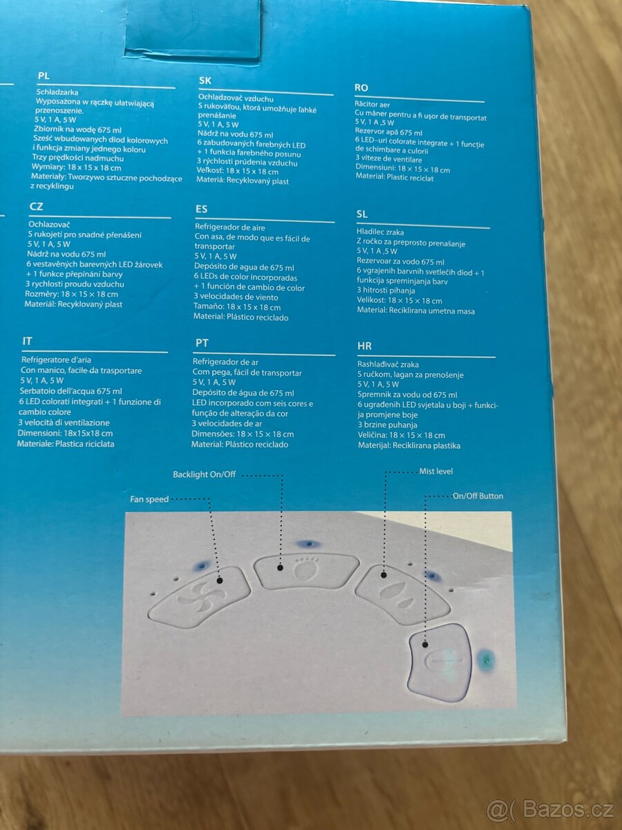 Ventilátor / stolní / přenosný - 8