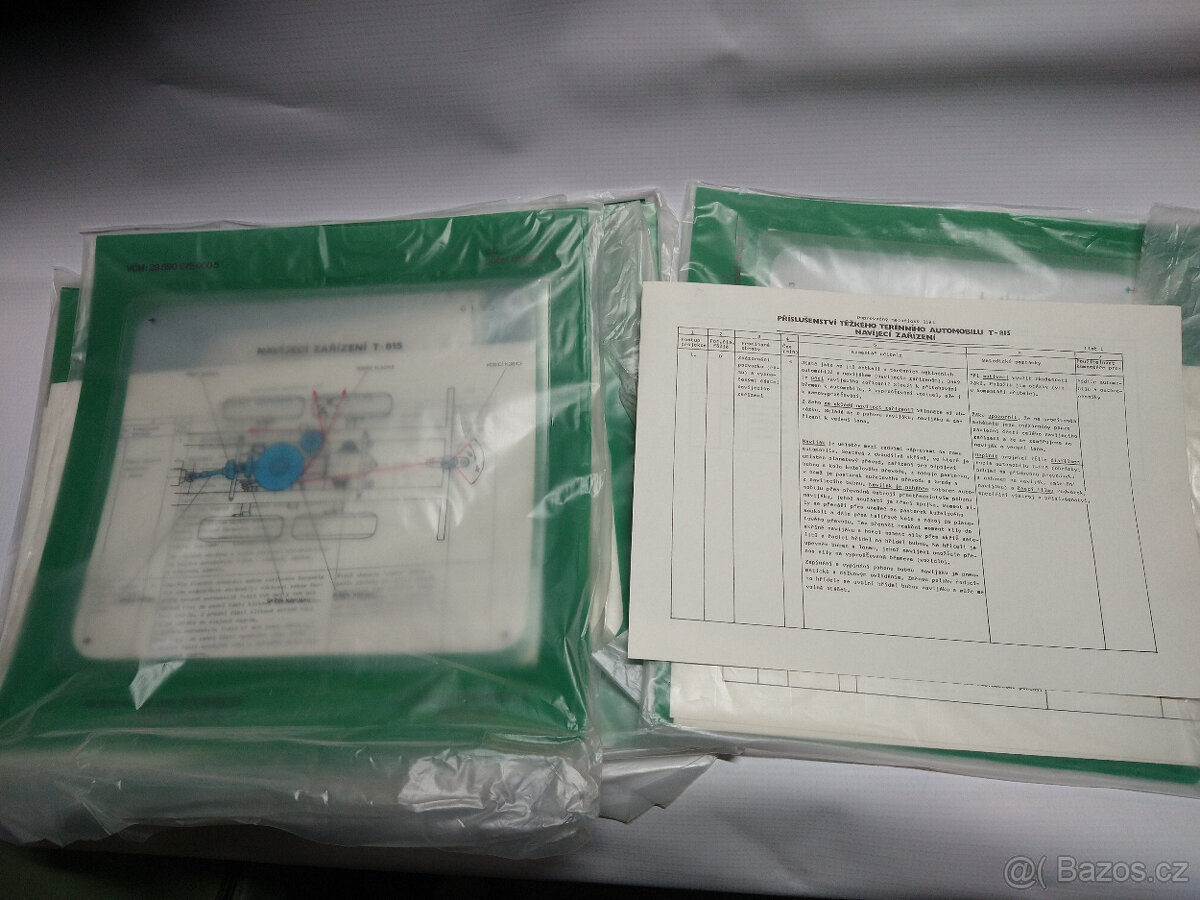 Tatra 813/815,UAZ,Praga V3S-výukové fólie,nové - 8