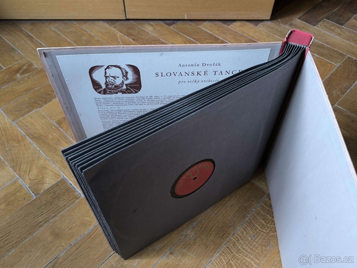 šelakové album - Antonín Dvořák, Slovanské tance - prodám - 8