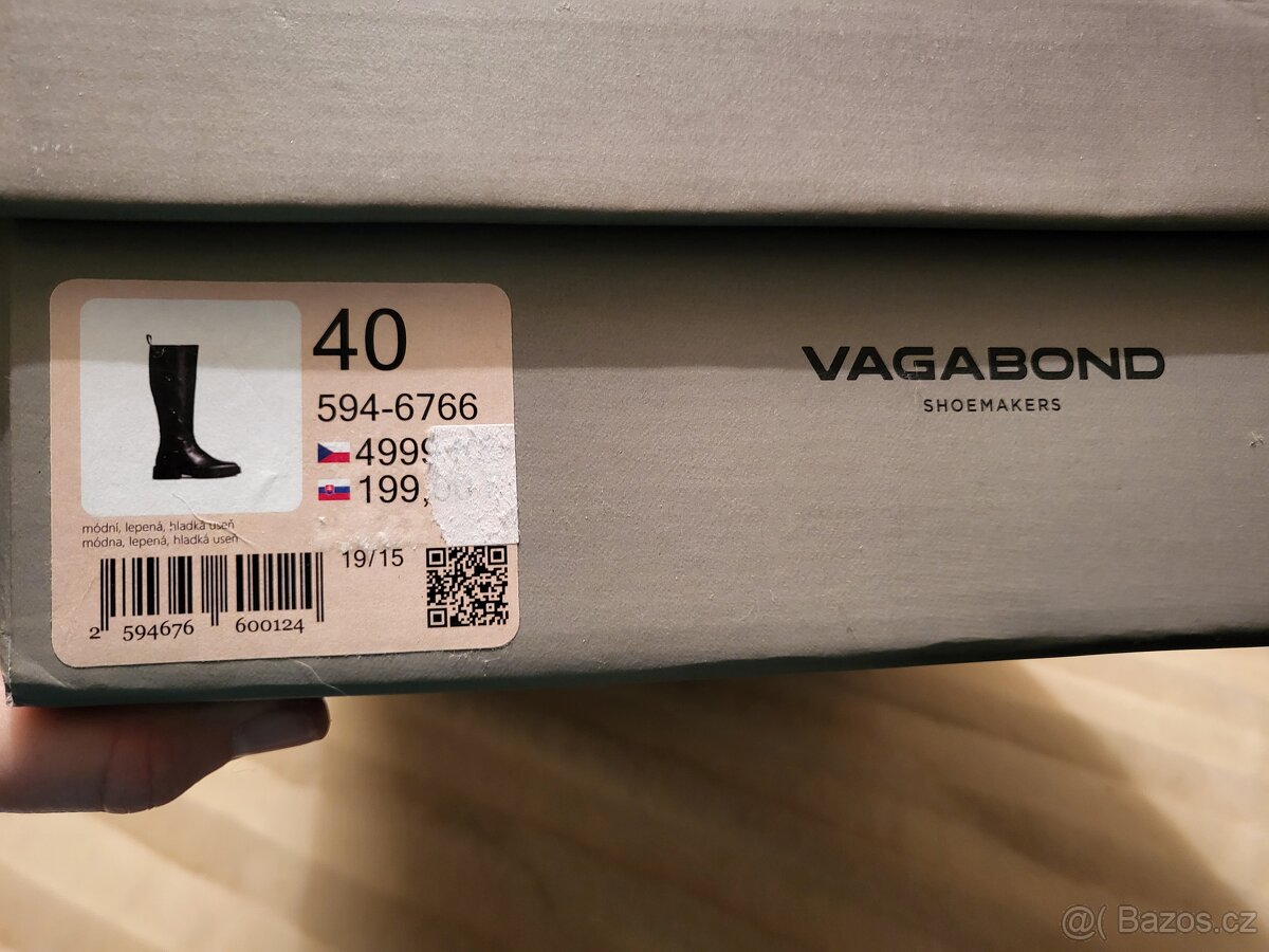 Kožené kozačky VAGABOND, vel.40 - 8