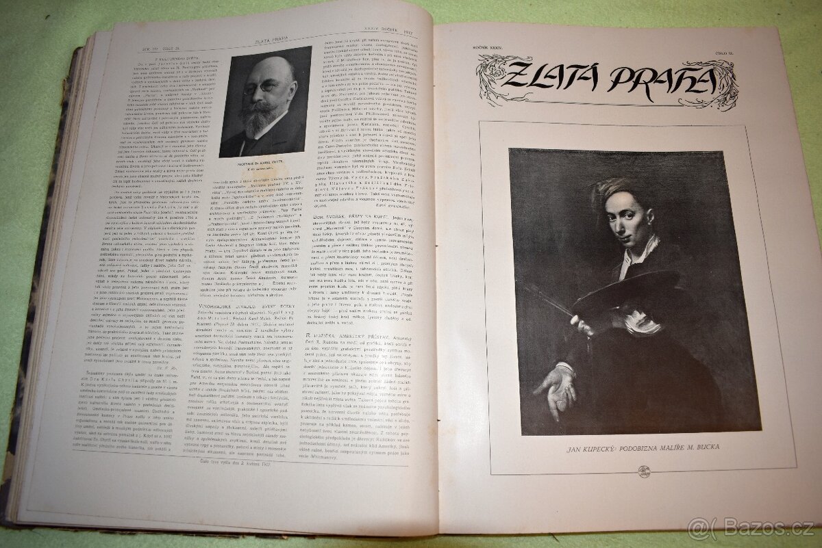 Zlatá Praha - Obrázkový týdenník pro zábavu a poučení, 1917 - 8