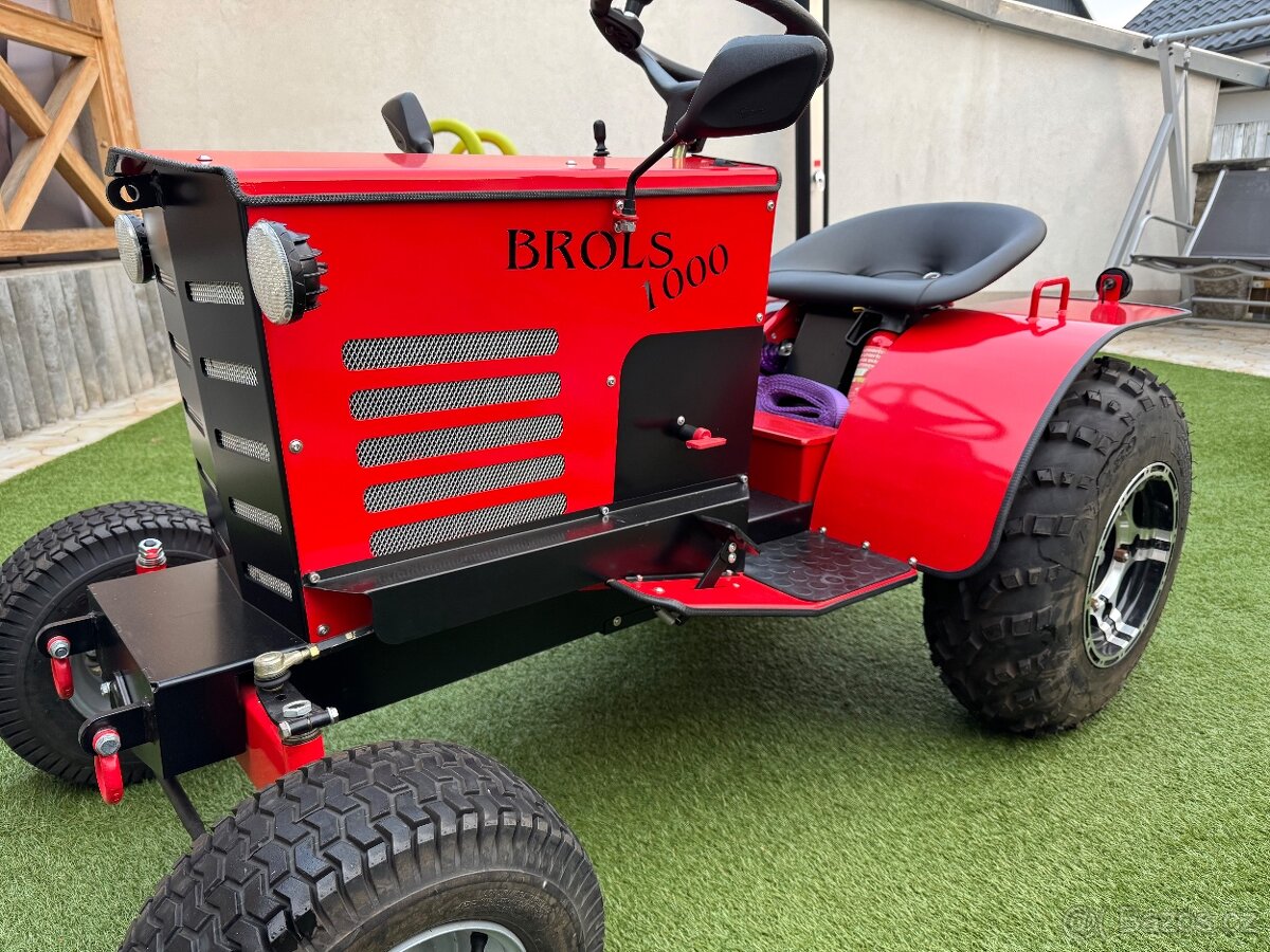 Elektrický traktor BROLS 1000 2KW, TOP STAV - 8