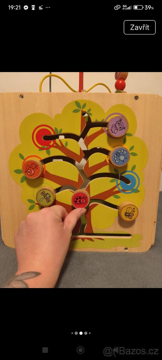 Dřevěná motorická kostka - 8