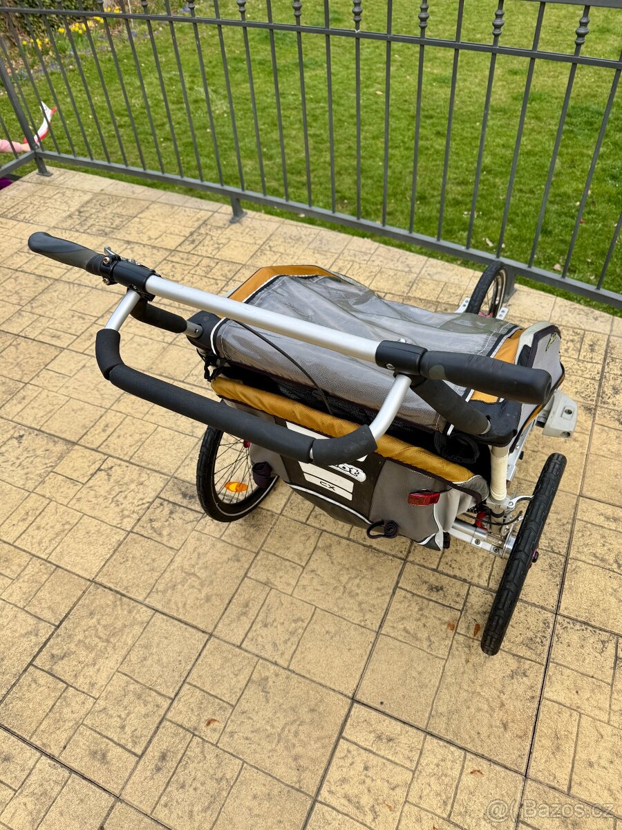 Chariot CX2 – dvoumístný vozík za kolo - 8