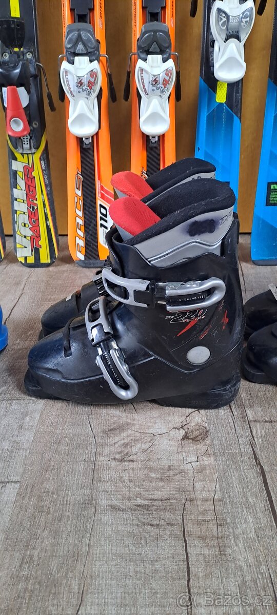 Dětské lyže 100,110,130cm,lyzaky - 8