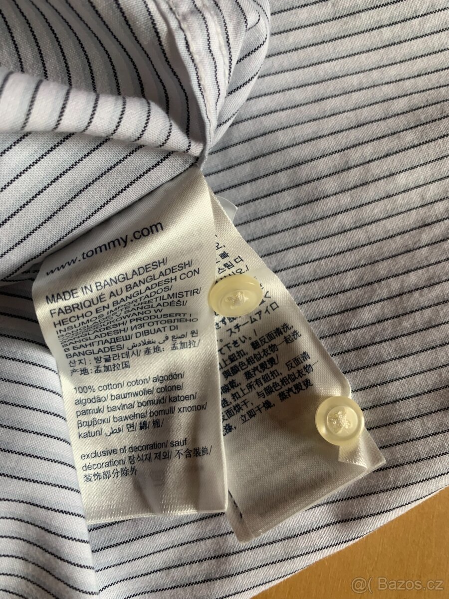 pánská košile zn. Tommy Hilfiger - vel. M - 8