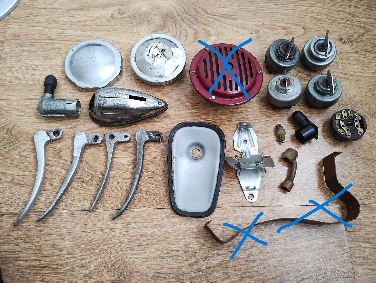 Prodám díly na Jawa 250/353 kývačka a jawa 250/559 panelka - 8