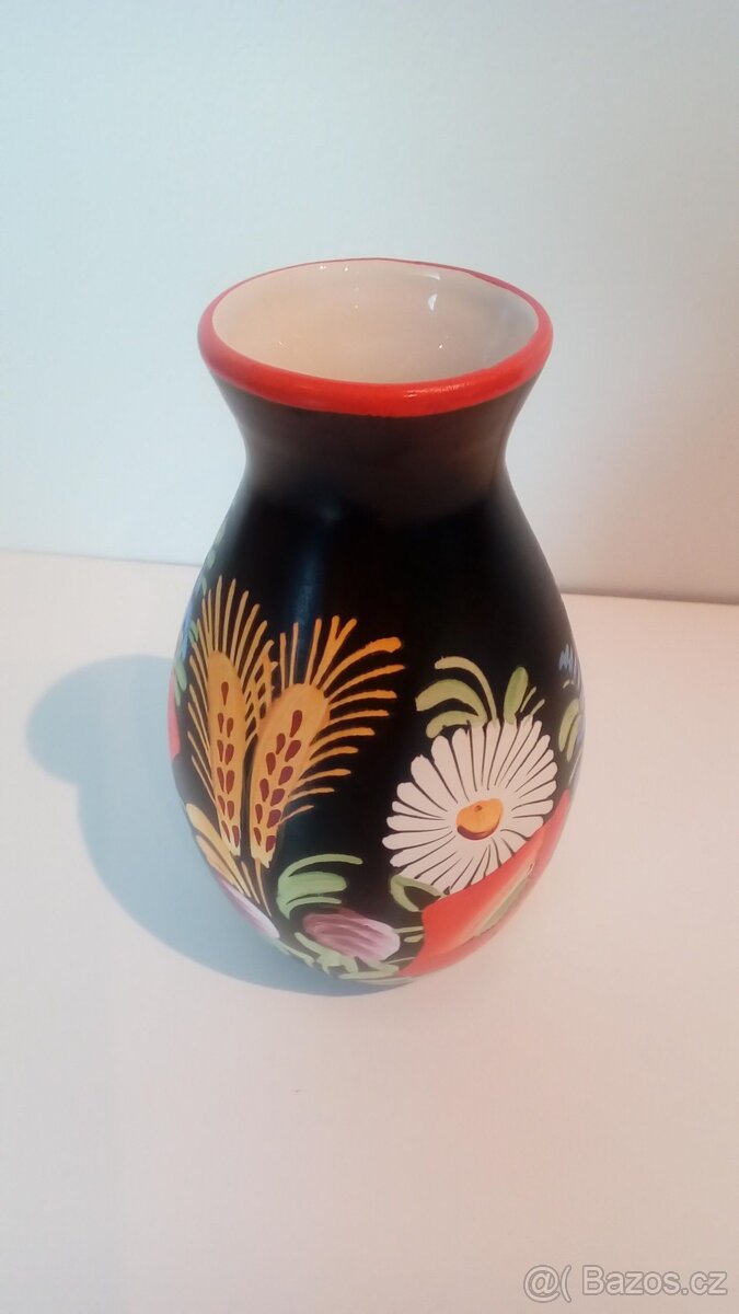 Stará váza a talíř , Jihočeský porcelán - 8