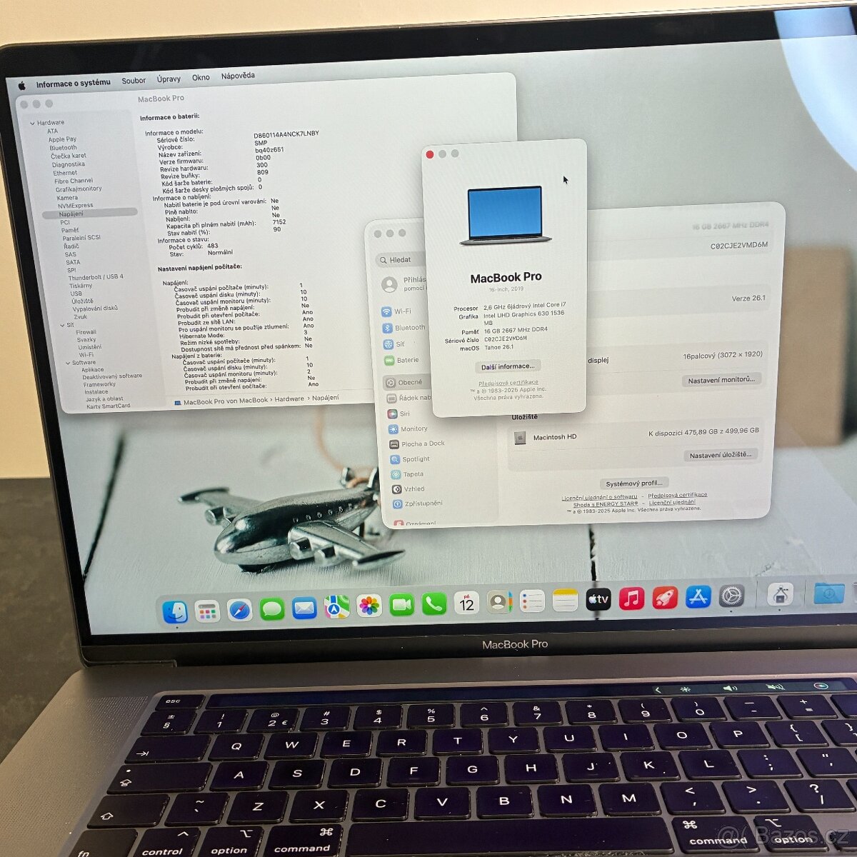 MacBook Pro 16'' 2019 / i7 / 16GB RAM / 512GB SSD - DPH - 8