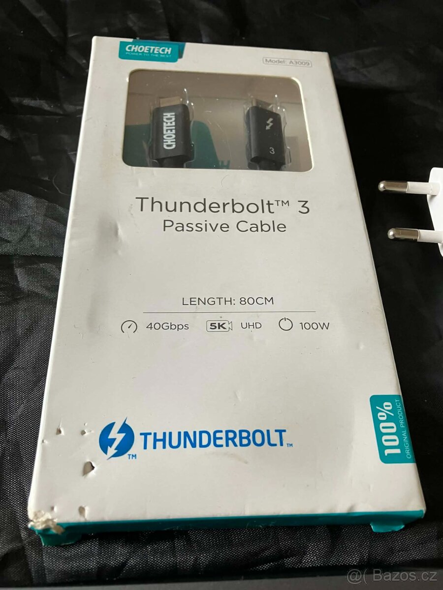 CHOETECH Dokovací stanice 11v1,adaptér 100W PD,kabel Thunder - 8