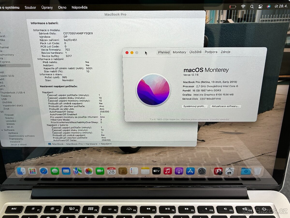 MacBook Pro 13'' 2015 / i5 / 16GB RAM / 256GB SSD - DPH - 8