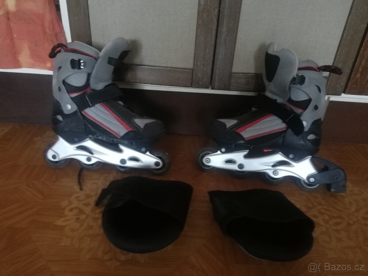 KOLEČKOVÉ BRUSLE/ IN Line 43-44, dětská cyklo helma - 8