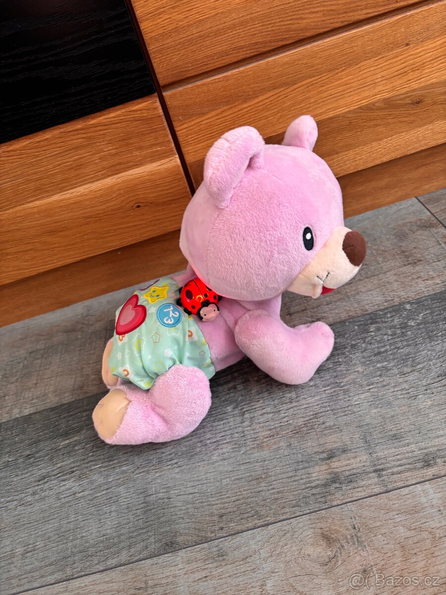 Lezoucí medvídek Vtech růžový - 8