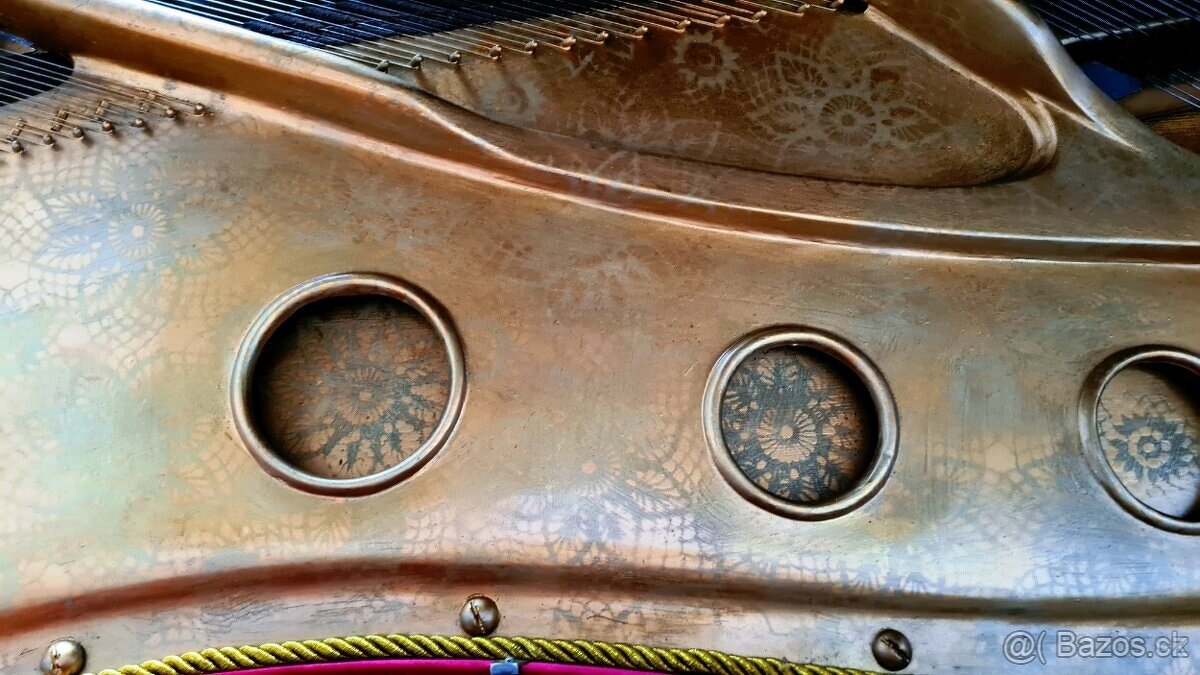 Prodám starožitný klavír, křídlo Schrimpf z 19. století - 8