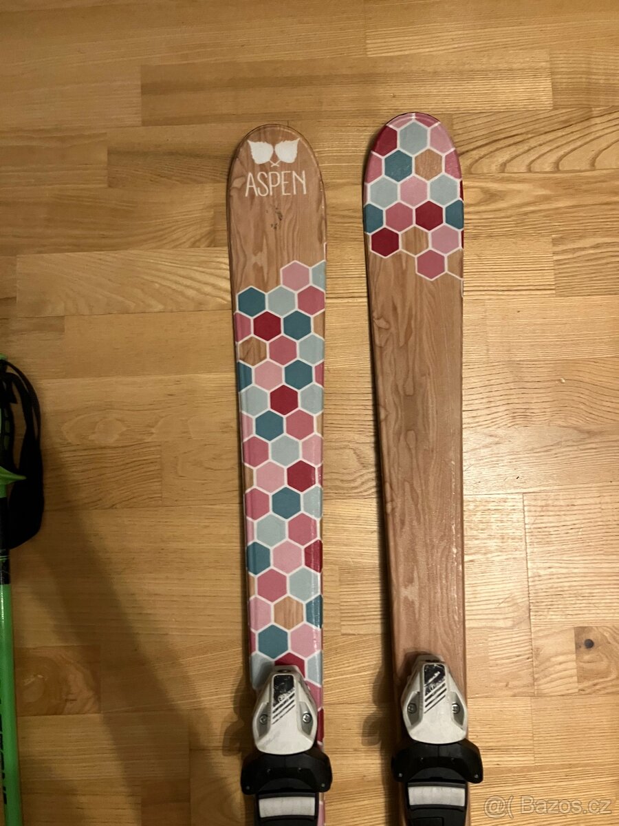 Dětský lyžařský set - lyže, hůlky, boty - 8