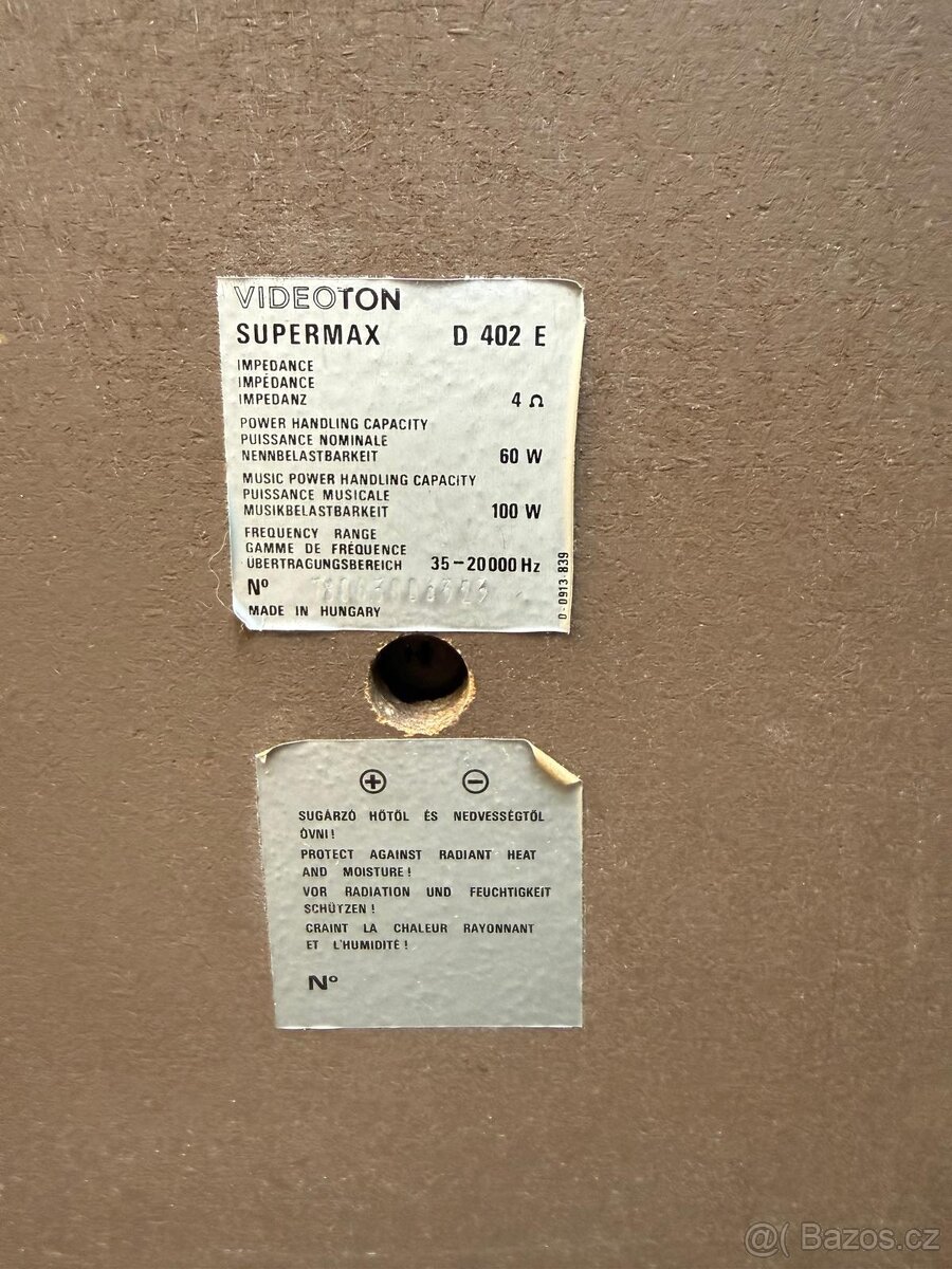 VIDEOTON SUPERMAX D 402E - 8