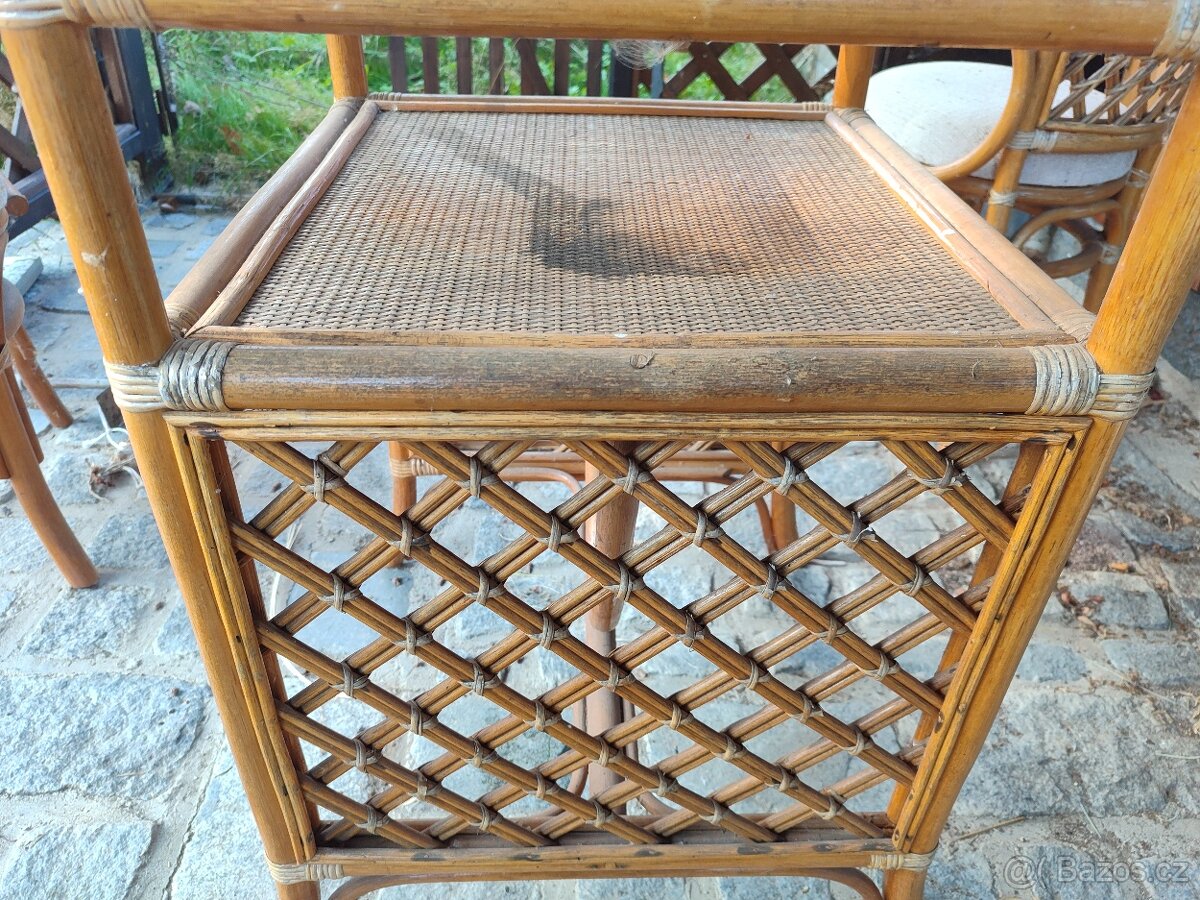 Ratanový jídelní set pro dva - 8