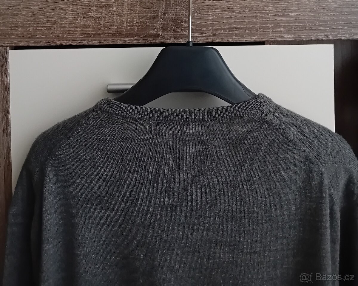 In Extenso pánský svetr vel. L/XL Merino vlna - 8