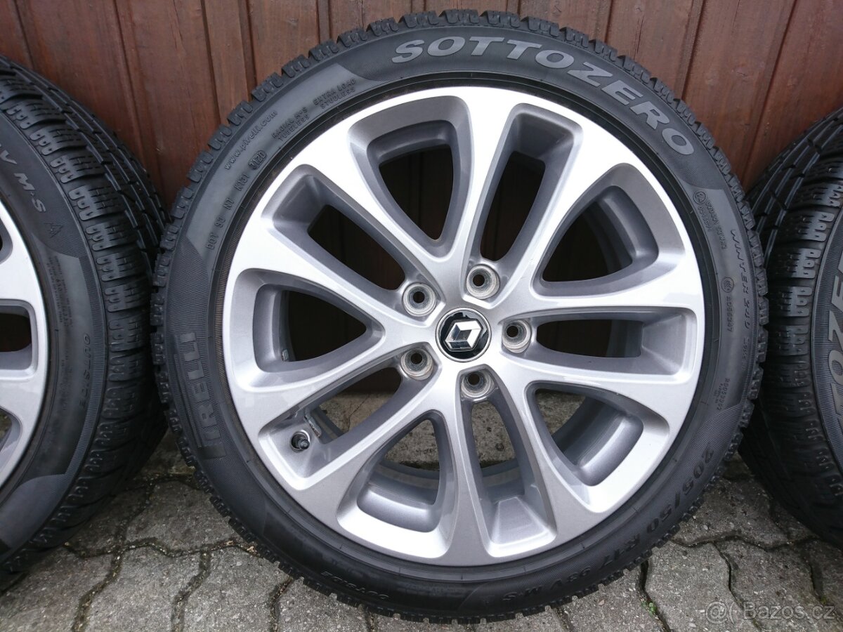 Renault Megane 3,4 17" Originální 205/50/17 zimní alu Kola - 8