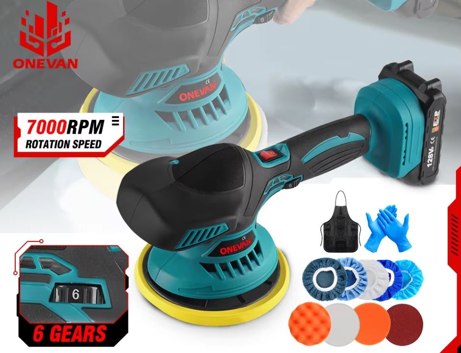 Ruční aku lešťička 150mm pro Makitu baterie 18V - skladem - 8