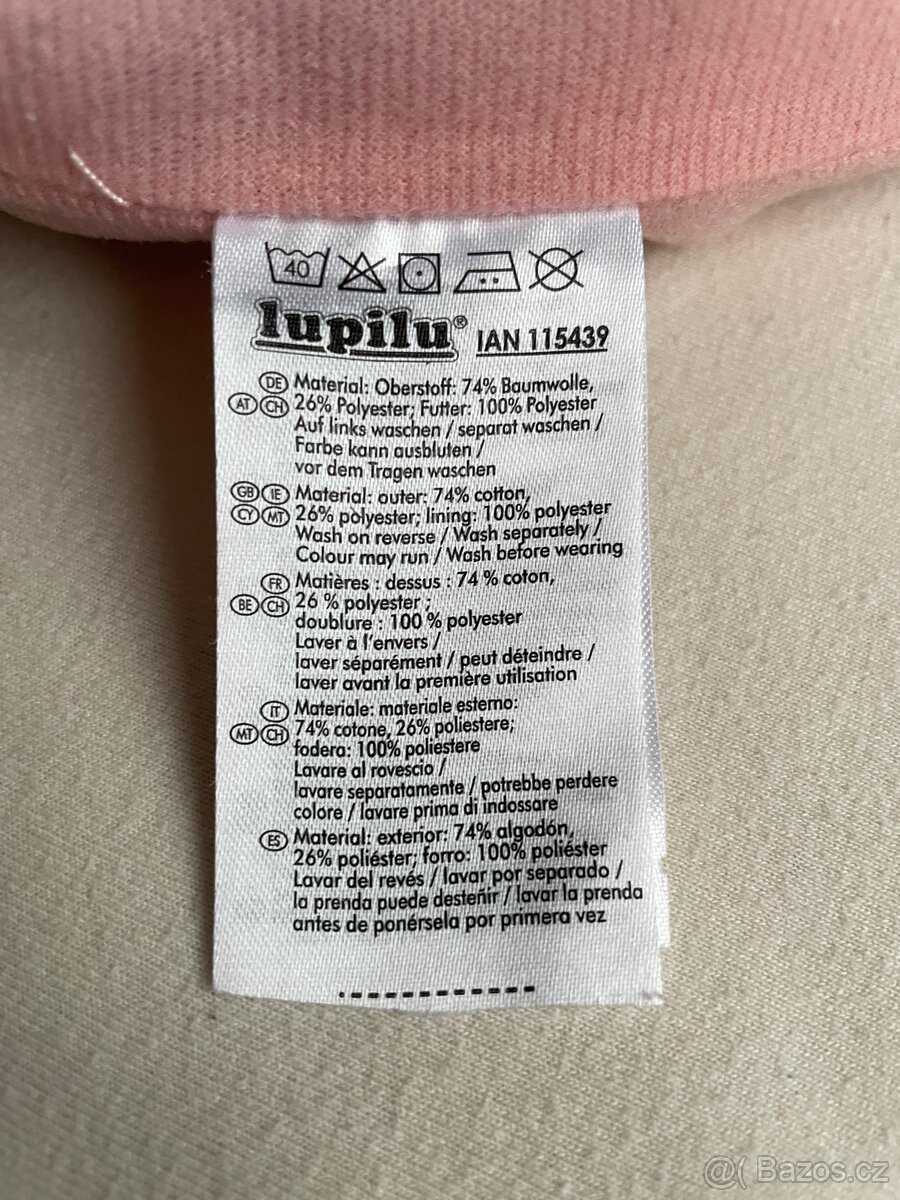 Šedé dívčí zateplené džíny vel. 86 - 8