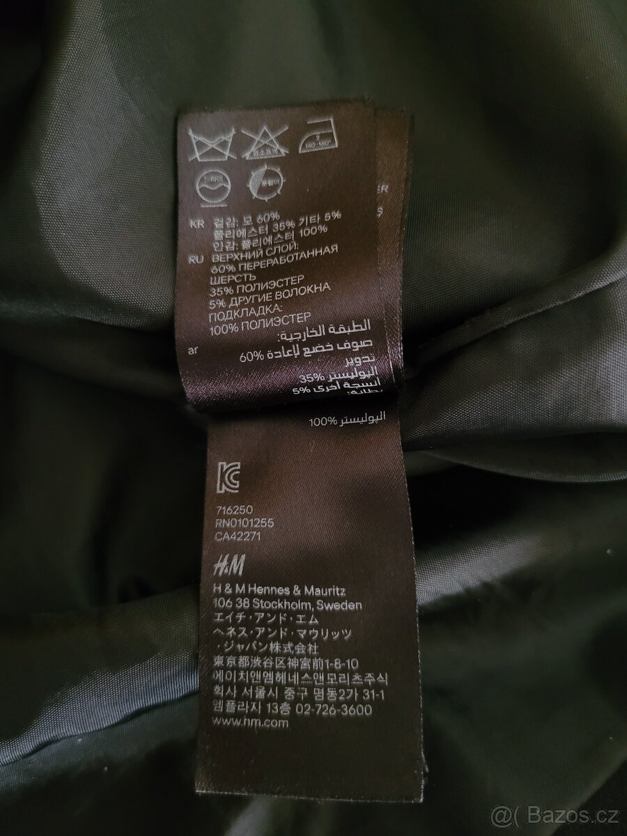 Dámský přechodový kabát zn. H&M, vel. XS - 8