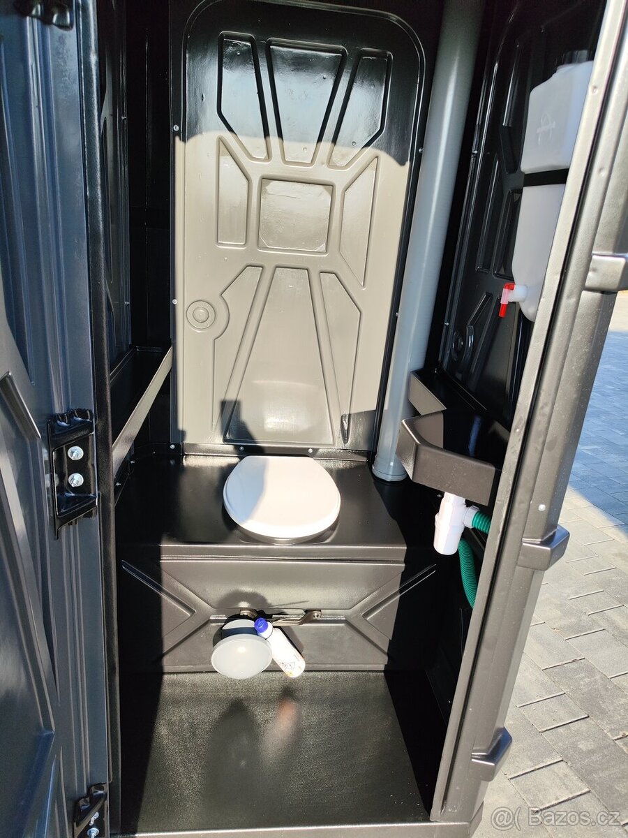 Nová mobilní toaleta přenosné WC s umyvadlem - 8