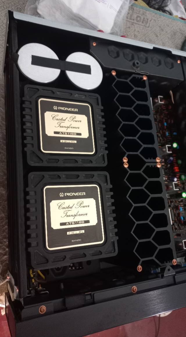 PIONEER A-858, monstrum zesilovač v top stavu, vzácný kousek - 8