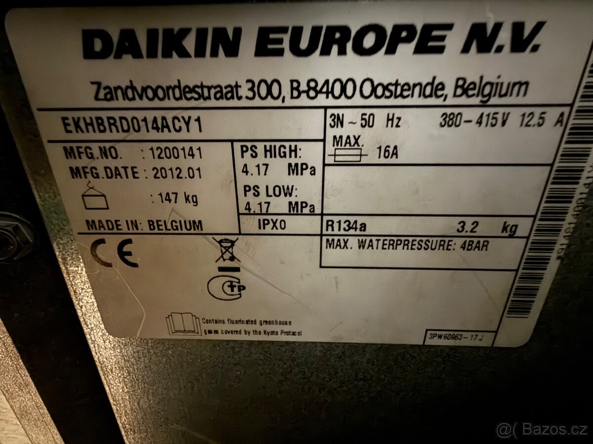 Teplen čerpadlo Daikin 16 kw - 8