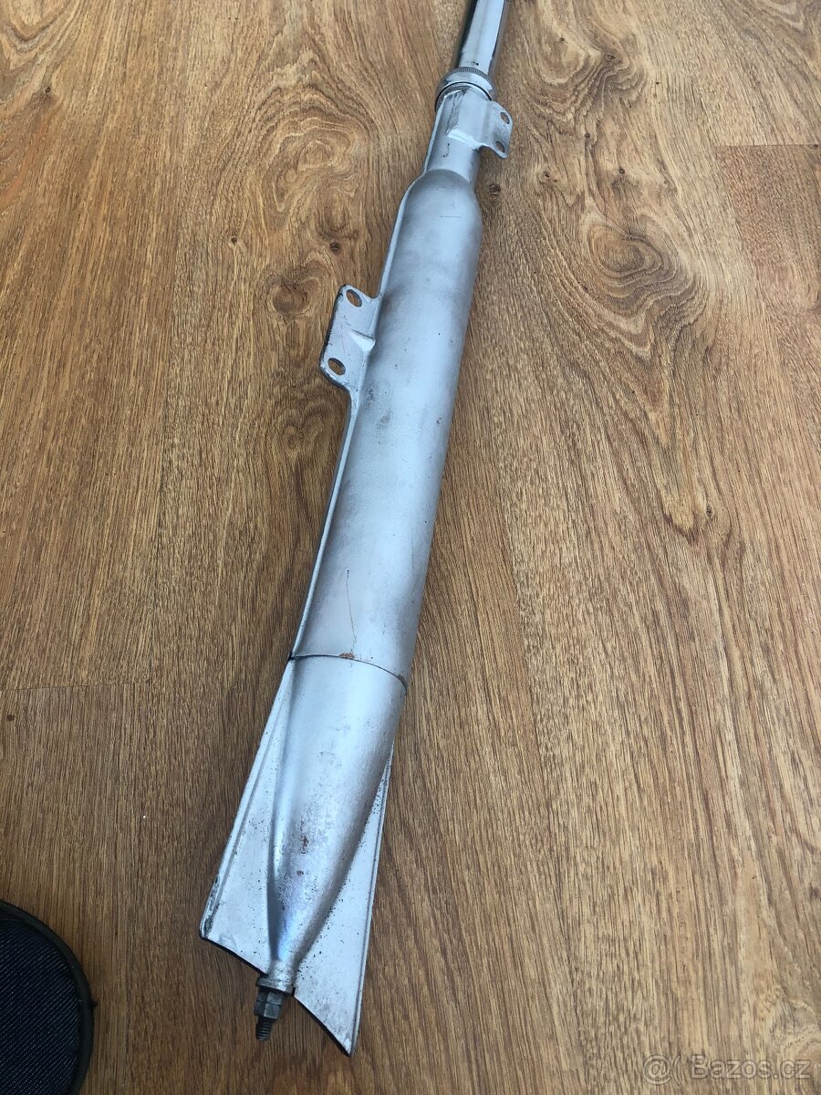 Prodám originální výfuk s kolenem na motocykl ČZ 175/450 - 8