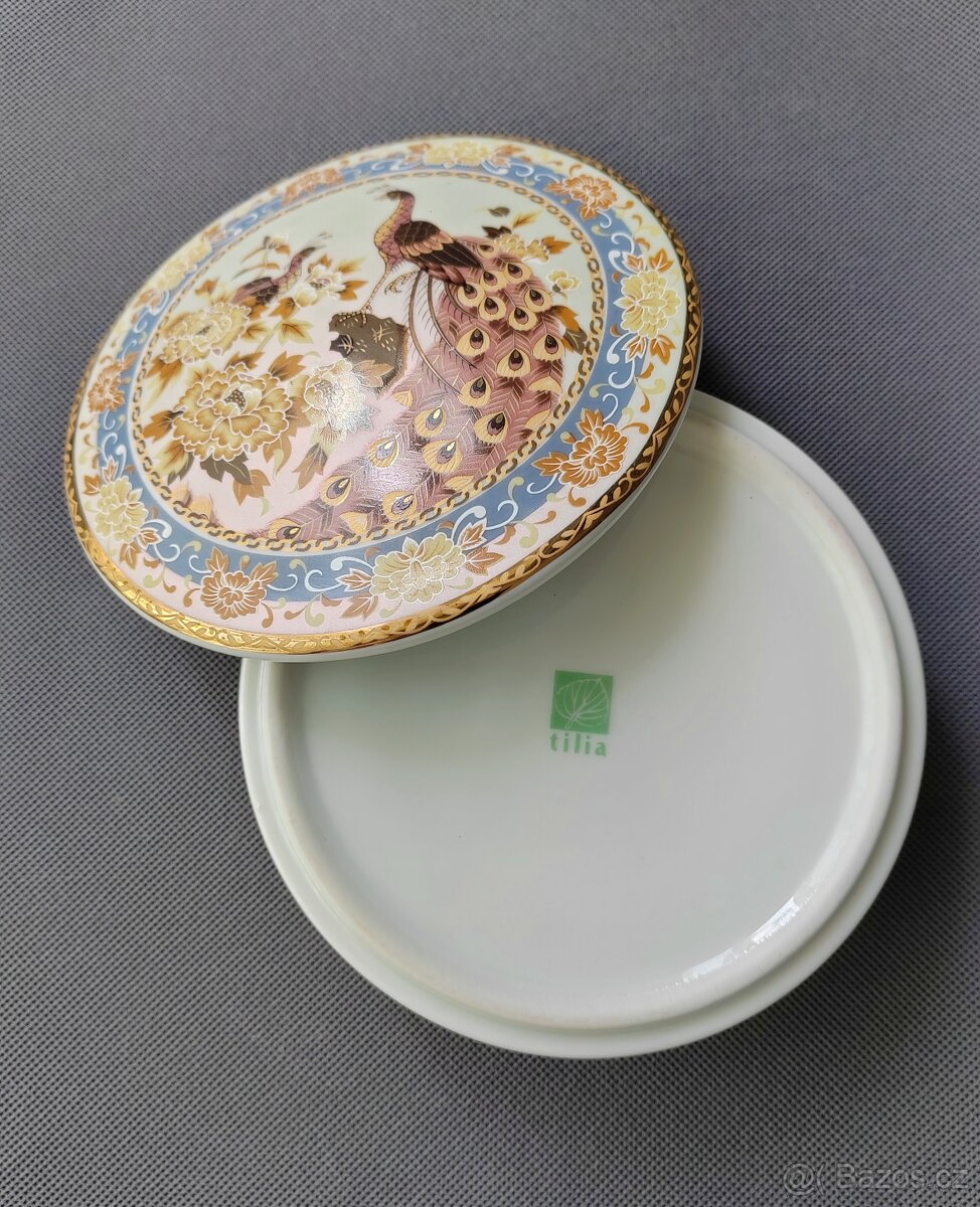 Krásná porcelánová šperkovnice/dóza od Tilia (Německo) - 8