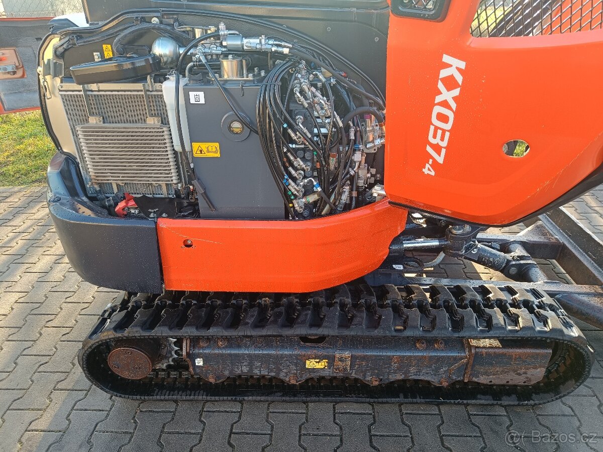 Minibagr Kubota KX 037- 4 Hi - Spec. - 8
