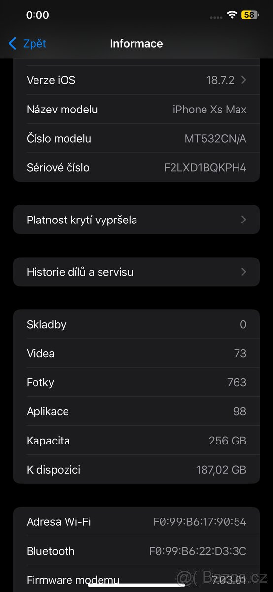 iPhone XS MAX 256GB - 8