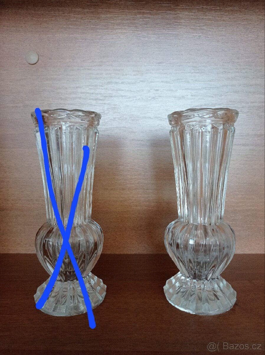 Skleněné vázy,vázičky, dóza,dózy na potraviny - 8