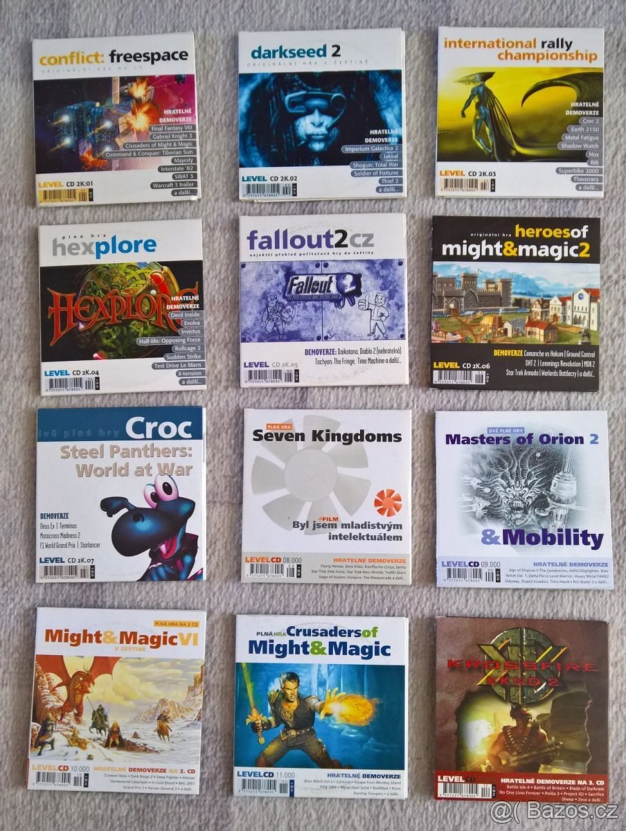 Sbírka časopisů LEVEL 1996 – 2004 - 8